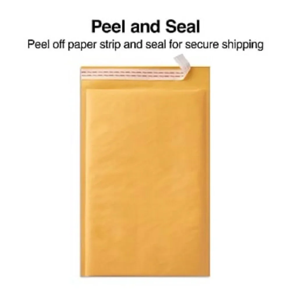 Kraft Bubble Mailers, #7 Envelopes Bags Self Seal 14 1/4